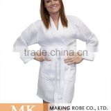 Personalised Waffle Dressing Gown/Bath Robe Unisex 100% Cotton                        
                                                Quality Choice