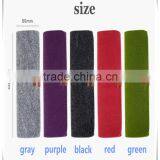 Hot Product Branded Best Quality Universal Felt Purple Pencil Case thumbnail-1