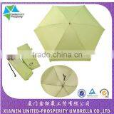 UPF 50+ Super Anti-UV 5-fold Flat Pocket Shining Fabric Umbrella Quality Choice