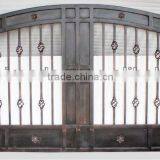 High Quality Wrought Iron Garden Fence Designs Made in China thumbnail-1