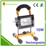 best price china factory 10W Portable super brightness led rechargeable flood lights, led work light,rechargeable light