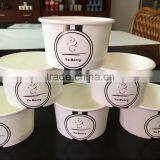 Free Samples Custom Logosupplier 7oz 250ml Ice Cream Paper Cups/new Design Double PE Ice Cream Bucket, Yogurt thumbnail-2
