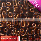 Portugal Sparkle 3d Glass Mosaic For Wall Decorative HG-LT007