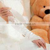2015 Stretch Satin Fingertips Elbow Length Wedding Gloves thumbnail-2