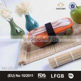 BPA Free Plastic Lunch Box With Silicone Inner Lid for Children thumbnail-1