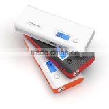 New Ultra Slim Portable Power Bank 10000mah, Dual USB Flashlight Power Bank Charger For IPhone Samsung