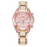 High Quality Women's IP Rose Gold Watch Bezel Japan Movement Lady Calssic Watch thumbnail-1
