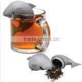 Cute Silicone Shark Infuser Loose Tea Leaf Strainer thumbnail-1