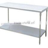 Stainless Steel Free-standing Commerical Kitchen Work Table With Under Shelf GR-414