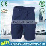 Wholesale Custom Made Cheap Dark Navy Blue Cotton Men Shorts Pants thumbnail-1