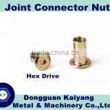 M6 M8 M10 Hex Socket Head Joint Connector Nut