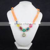 Browse Flowers Gem Sweater Chain Necklace,necklace Jewelry thumbnail-2