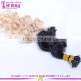 Hot Selling I Tip Brazilian Hair Extension #1b #22 i Tip Hair Extension Kinky Curly thumbnail-1