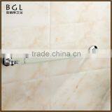 20037-cp Luxury Bathroom Design Zinc Alloy Chrome Bathroom Accessories Glass Shelf