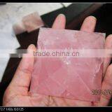 Natural rose quartz crystal healing pyramids,crystal singing pyramids for decoration