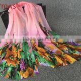 Fashion New Lady Women's Long Soft Wrap Lady Shawl Silk Chiffon thumbnail-4