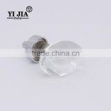 1 2/3 Inch Zinc Alloy Clear Chrome Plated Crystal Knob