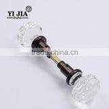 2 1/6 Inch Antique Furniture Zinc Base Diamond Glass Door Handles