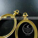 30x40mm Gold Plated Alloy Oval Pendant Charm DIY Bezel Setting Glass Tray Jewelry Supplies 1850258 thumbnail-3