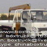 truck with loading crane, truck mounted crane, foton truck with crane