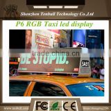 P6 RGB outdoor taxi led display ,p5/p6/p7.62 taxi led display ,double side