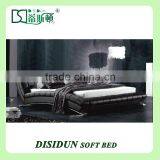 Bedroom Furniture King Size Slatted Bed Frame for Sale DS-1018