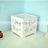 White Color Creative DIY Carved Table Lamp Unique Designs (FH-BL04501)