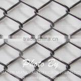 BLACK UV Treated PVC Coated Chain Link Fence Mesh thumbnail-4