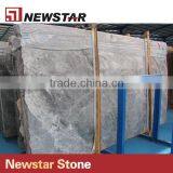 Newstar Chinese Good Price Silver Milk Grey Ermine Marble Slab thumbnail-3