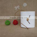 Home Decoration Unique Lightweight Ladies White Wood Art Handbag thumbnail-3