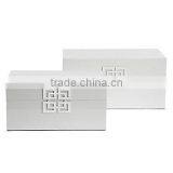 High Quality Best Selling Lacquered Rectangle White MING Box From Vietnam thumbnail-1