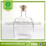 24oz High-grade Whiskey Decanter With Lid Crystla Wine Glass Bottle thumbnail-1
