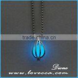 New Arrival Water Drop Glow in the Dark Luminous Necklace Locket Pendant Wholesale thumbnail-5