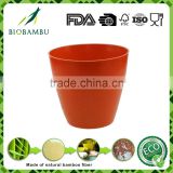 Customized Pro-environment No pollution Bamboo Fiber Flower Pot