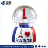 France Paris Eiffel Tower Water Snow Globe thumbnail-1