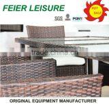 Outdoor Rattan/wicker Furniture Wrought Iron Garden Table Chair thumbnail-6