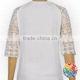 Top Selling Products in Women Clothing Tops Fancy Lace Ladies Blouse thumbnail-5