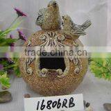 Factory Dirct Garden Item Handmade Ceramic Bird House thumbnail-1