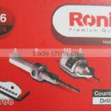 RONIX TCT COUNTER SINK DRILL BIT RH-5301/RH-5304 Sizes: 3 - 3.5 mm thumbnail-2