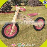 2017 Wholesale Lovely Wooden Balance Bikes for Kids Cartoon Wooden Bicycles for Kids W16C177 thumbnail-1
