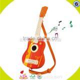 Wholesale Toy Musical Instrument Wooden Toddler Guitar Lovely Pink Wooden Toddler Guitar W07H021 thumbnail-5