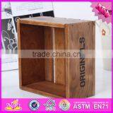 2016 New Fashion Children Wooden Kids Storage Box, Most Popular Wooden Kids Storage Box W08C162 thumbnail-3