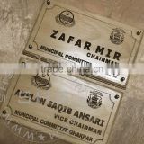Customised Wooden Name Plaques