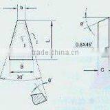 GB5245-85 And YS/T79-1994 Standard Welding Blade--For Finishing Lathe Tool and Ladder Threading Tool