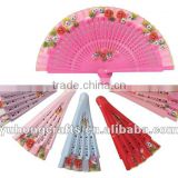 Vintage hand painted hand fan