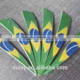 500PCS 3~5inch Customized Country Flags Arrow Vanes Fletchings For DIY Arrows thumbnail-2