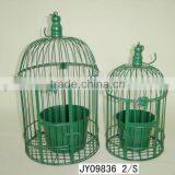 Metal Cage Planter With Lock thumbnail-1