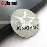 Fashion Printed Customized High Density Silver Reflective Heat Trasfer Labels