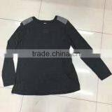 Women Clearance Long Sleeve Knitted Cashmere T-shirt thumbnail-1