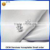 Aaa Cubic Zirconia Earring Classic 925 Streling Silver Stud Earring thumbnail-3